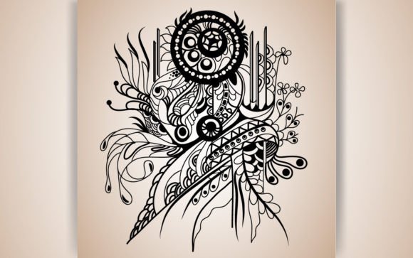 Decorative Abstract Coloring Page Book: Graphics for Real Branding