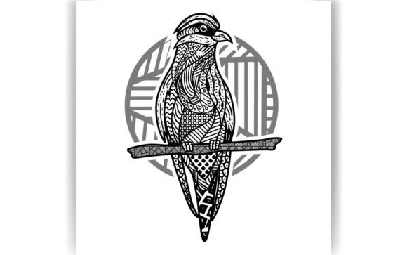 Decorative Bird Coloring Pages Amp Graphics