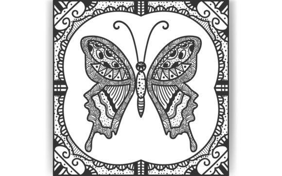 Decorative Butterfly Coloring Pages & Graphics