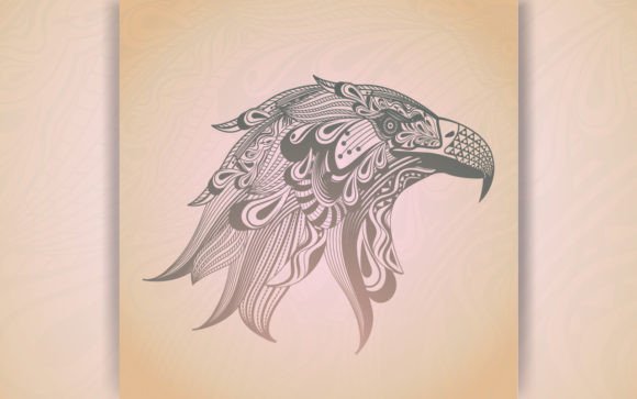 Decorative Eagle Coloring Page Book: Graphics & Coloring Pages Amp