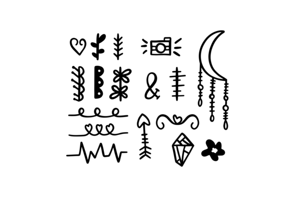 Decorative Elements Design: Graphics for Crafts & Content