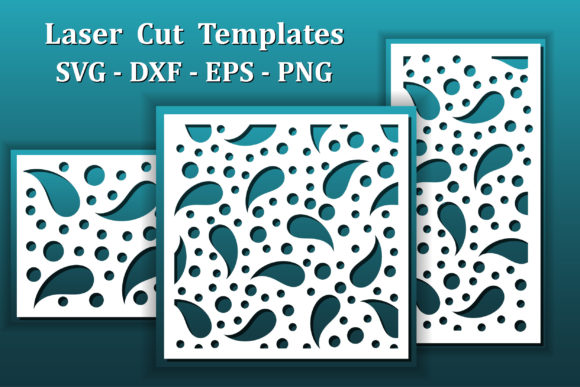 Decorative Panel CNC Cut Files: Graphics for Crafts