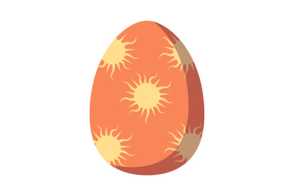 Easter Icon Egg Decorative Ornament Art: Graphics & Icons for Brand Campaigns