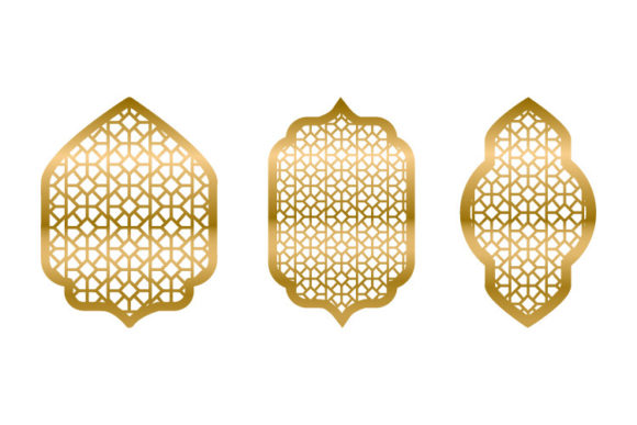 Golden Decorative Ornate Design Vector: Graphics & Decorative Elements