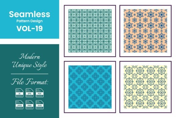 Islamic Decorative Pattern VOL-19: Graphics & Patterns for Authentic Branding