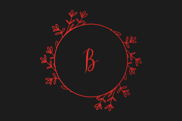 Monogram Element Letters Decorative: Graphics for Crafts & Branding