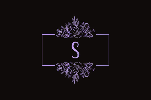Monograms Luxury Modern Decorative Graphics for Crafts